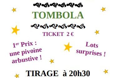 TOMBOLA senteurs et pivoines MARCHE DE NOEL AU VILLAGE Vendredi 13 décembre 2023