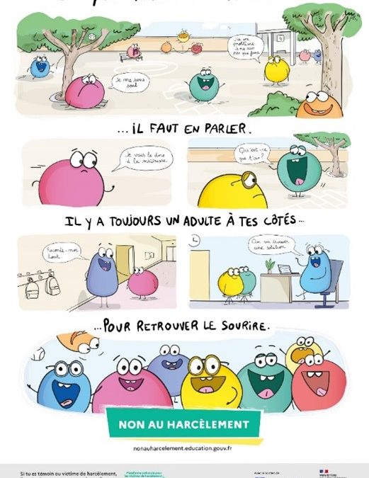 Journée contre le harcèlement à l’école