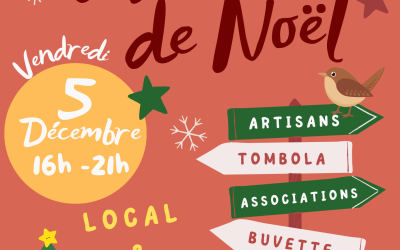 Marché de Noël au village Vendredi 5 décembre 2025