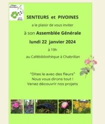 2024 Senteurs et Pivoines Assemblée Générale